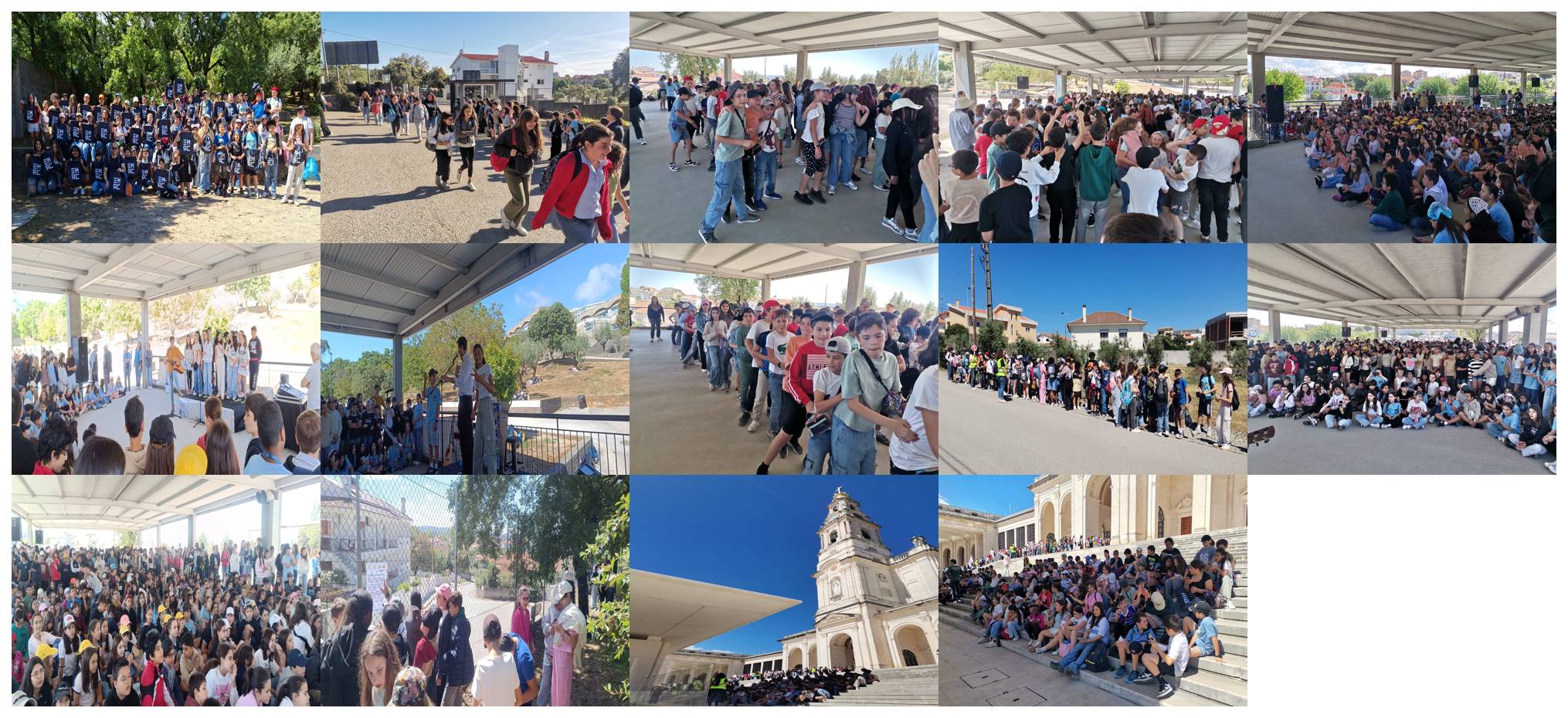 montagem evento horizontal
