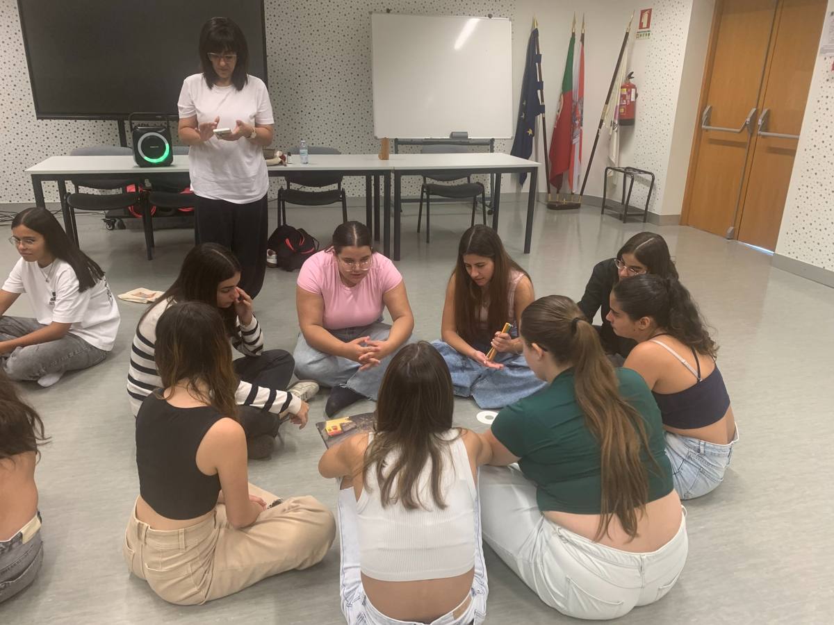 Atividade de ioga para crianças