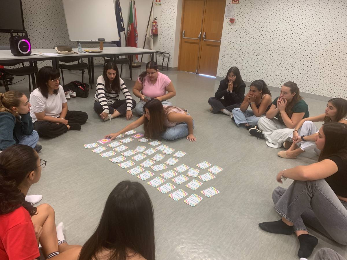 Atividade de ioga para crianças