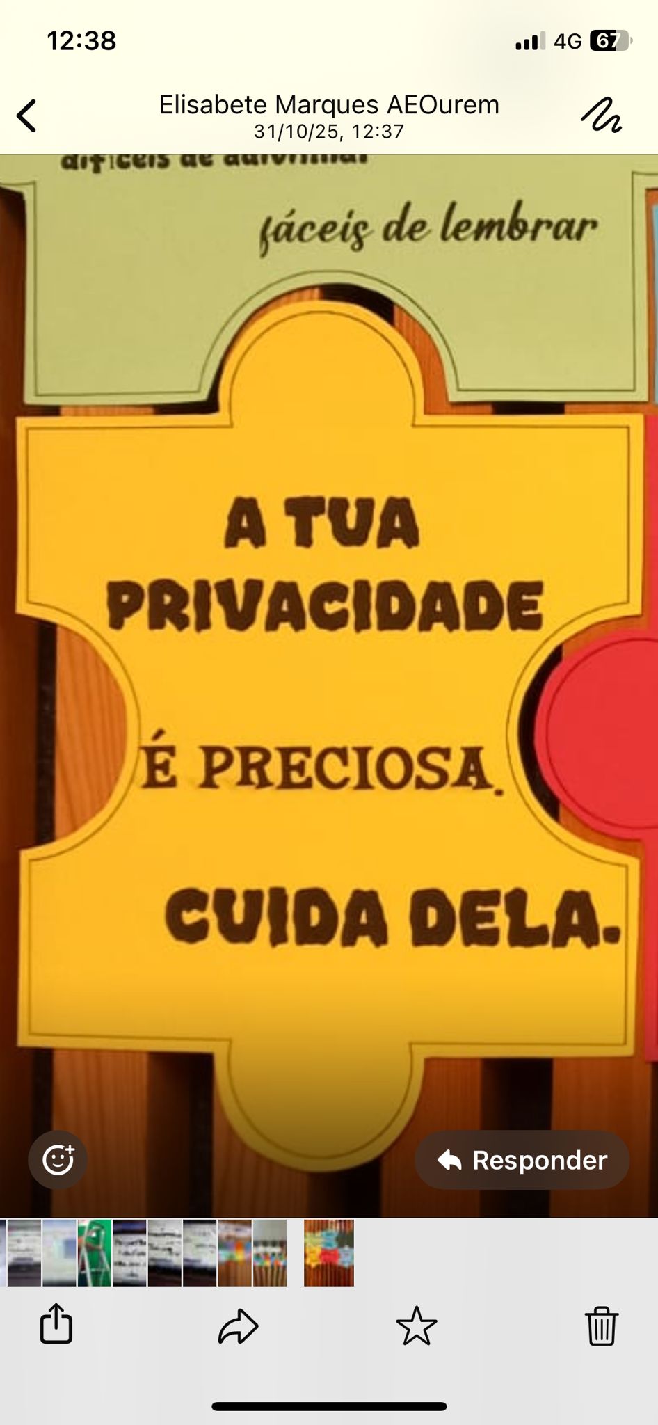 Trabalhos desenvolvidos pelos alunos